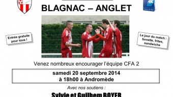 CFA 2 : BFC – Anglet, samedi 20 septembre à 18h00